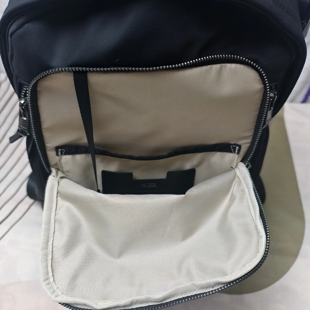 Tumi Voyageur Backpack Women's Black Tactical Nylon Commuter Bag - Picture 4 of 8